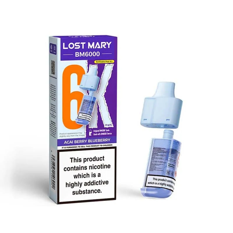 Lost Mary BM6000 Prefilled Replacement Vape Pods - Box of 5