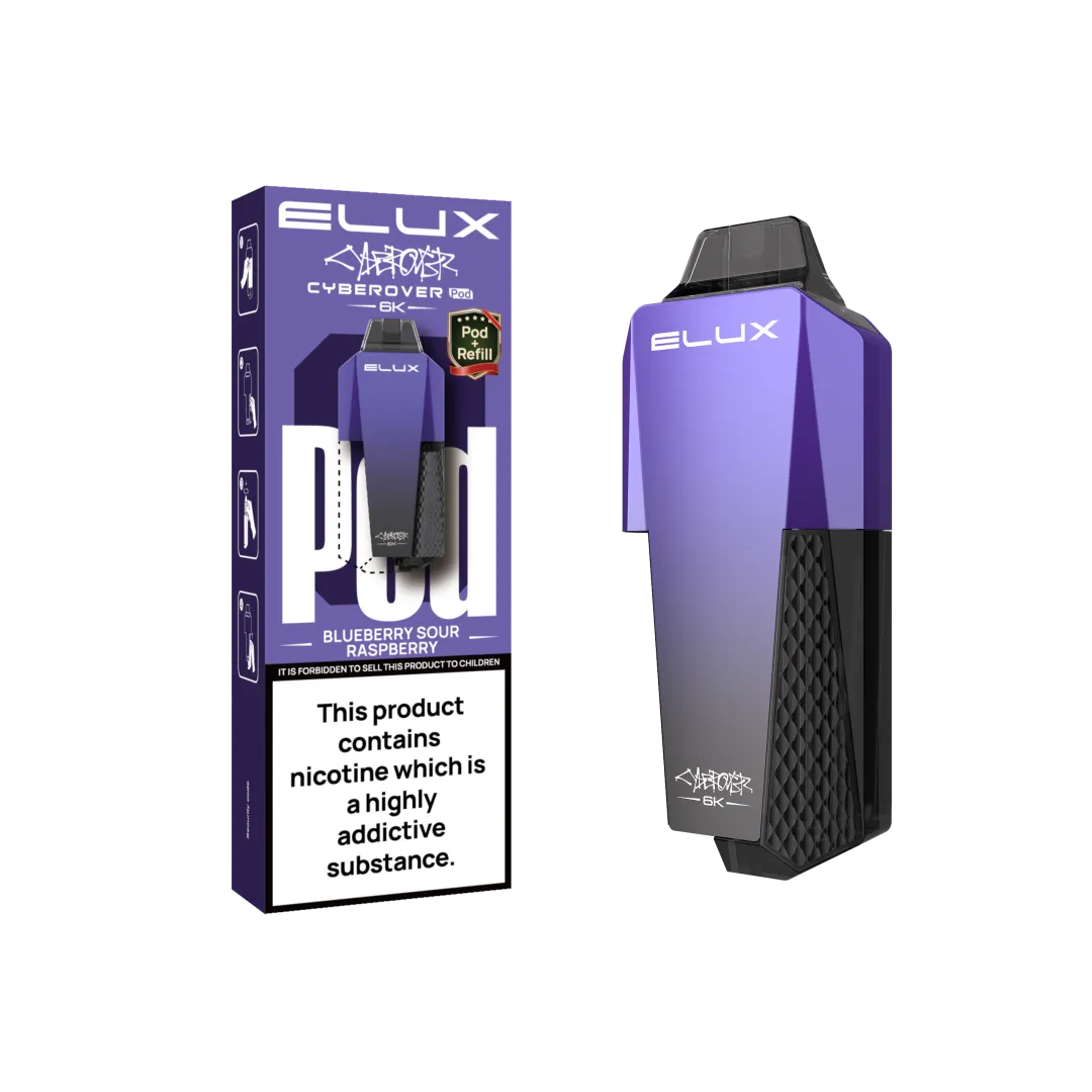 Elux Cyberover 6000 Prefilled Replacement Pods - Box of 5