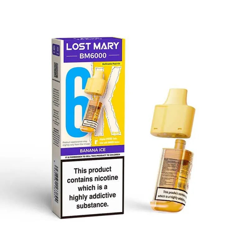 Lost Mary BM6000 Prefilled Replacement Vape Pods - Box of 5