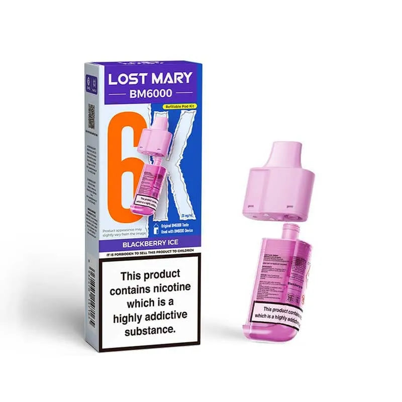 Lost Mary BM6000 Prefilled Replacement Vape Pods - Box of 5