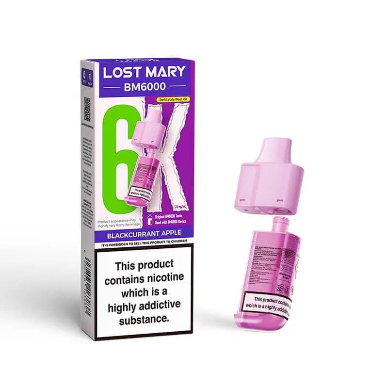 Lost Mary BM6000 Prefilled Replacement Vape Pods - Box of 5