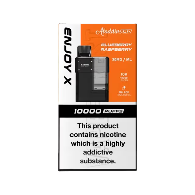 Aladdin Pro Enjoy X 10000 Prefilled Replacement Pods - Box of 5