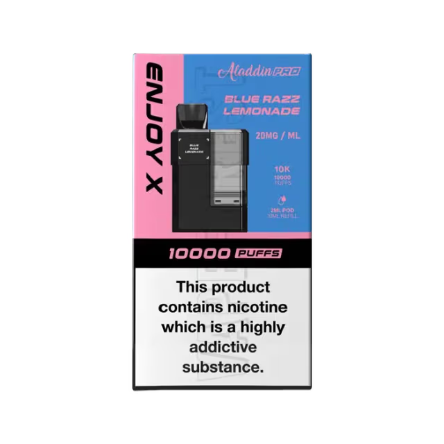 Aladdin Pro Enjoy X 10000 Prefilled Replacement Pods - Box of 5