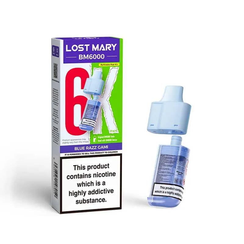 Lost Mary BM6000 Prefilled Replacement Vape Pods - Box of 5