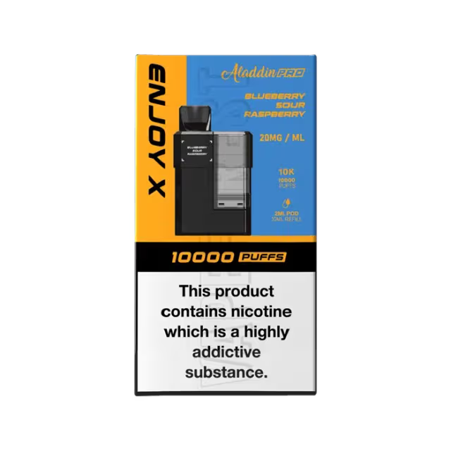 Aladdin Pro Enjoy X 10000 Prefilled Replacement Pods - Box of 5