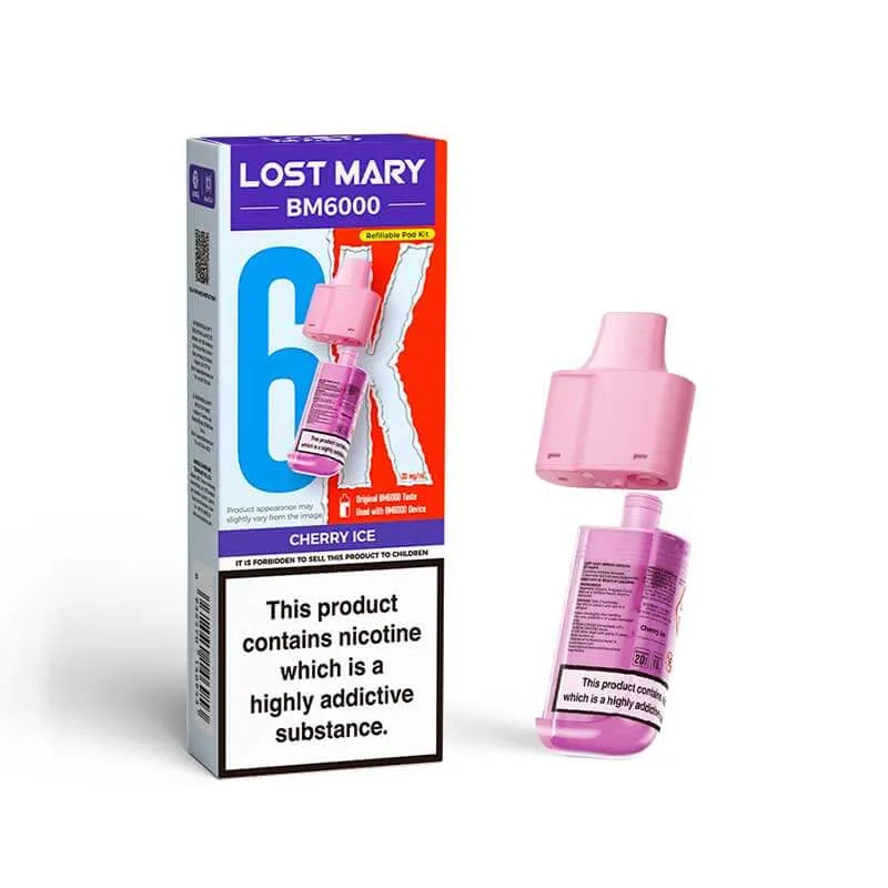 Lost Mary BM6000 Prefilled Replacement Vape Pods - Box of 5