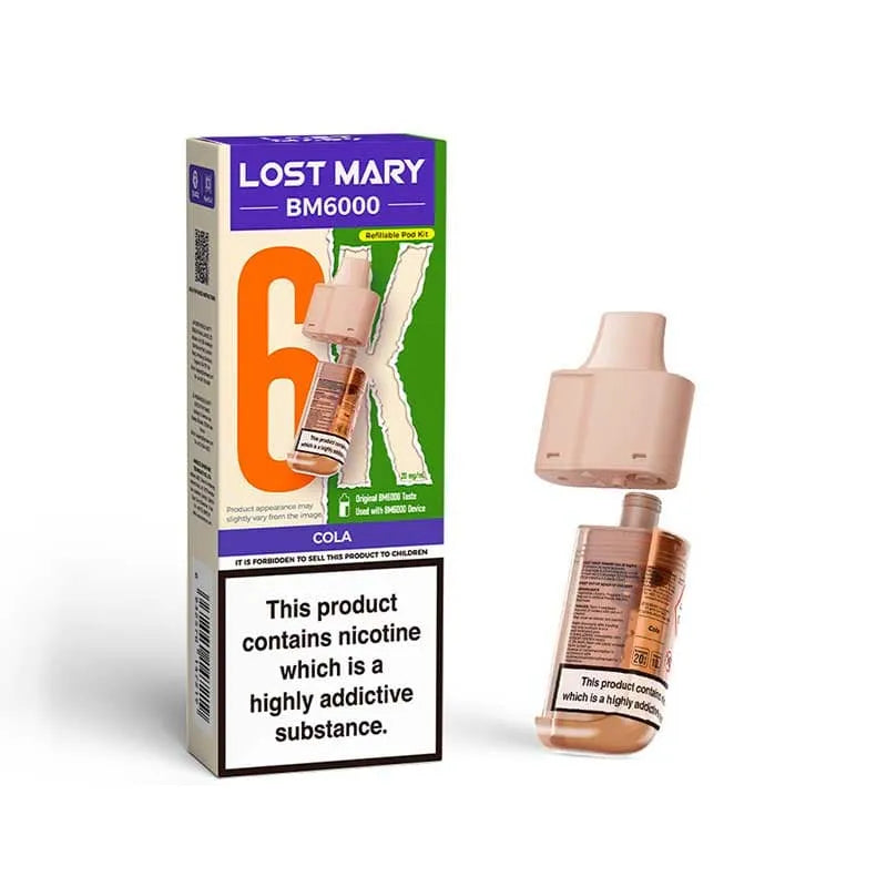 Lost Mary BM6000 Prefilled Replacement Vape Pods - Box of 5