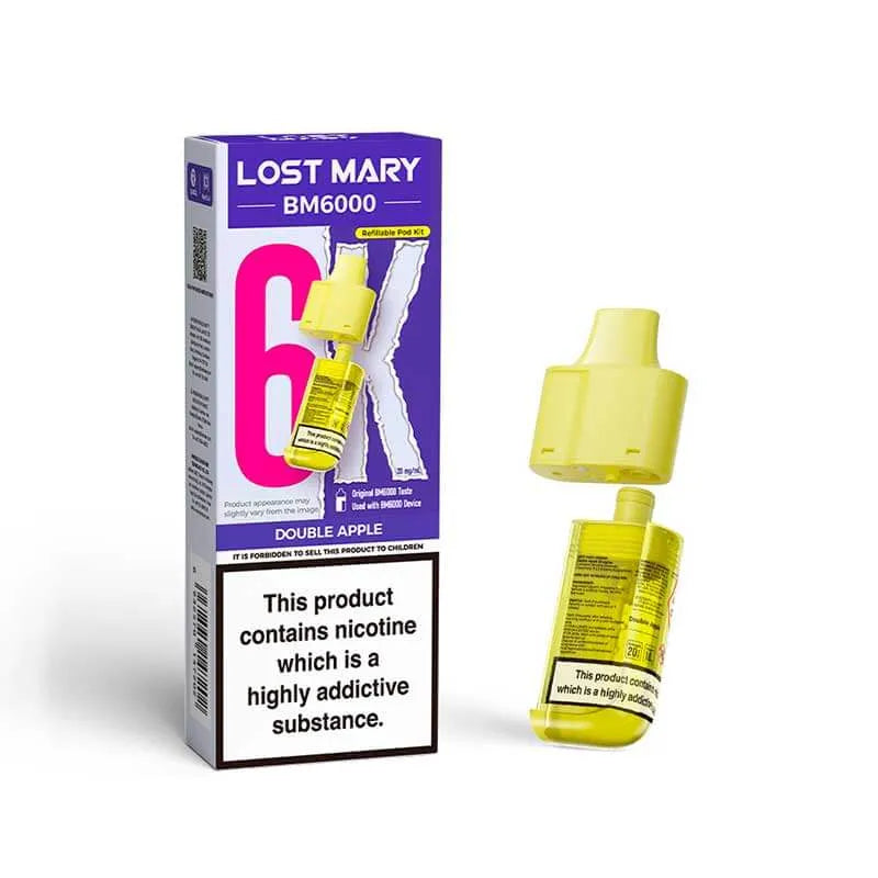 Lost Mary BM6000 Prefilled Replacement Vape Pods - Box of 5