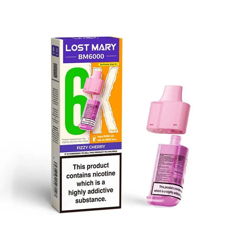 Lost Mary BM6000 Prefilled Replacement Vape Pods - Box of 5
