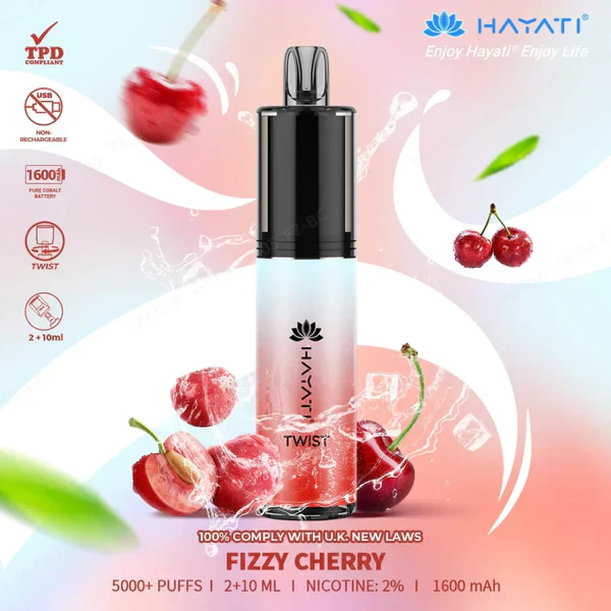 Hayati Twist 5000 Puffs Prefilled Vape Pod Kit - Box of 5