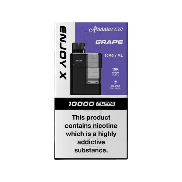 Aladdin Pro Enjoy X 10000 Prefilled Replacement Pods - Box of 5