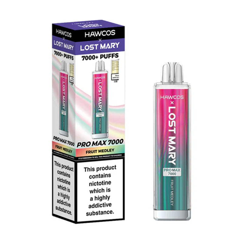 Hawcos x Lost Mary Pro Max 7000 Prefilled Vape Pod Kit - Box of 10