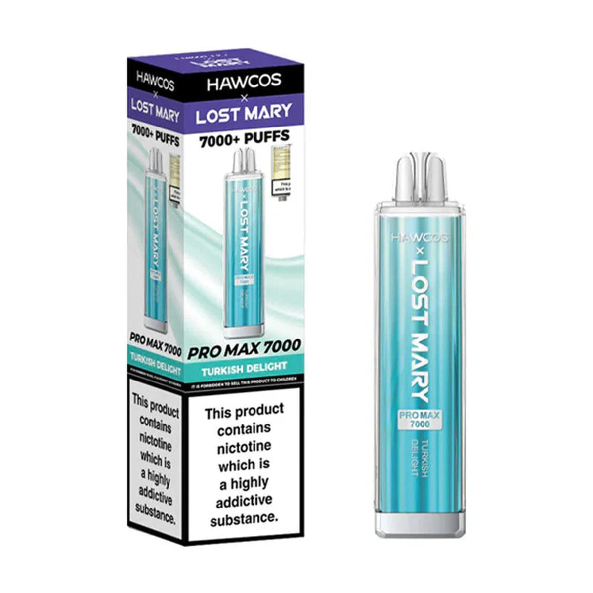 Hawcos x Lost Mary Pro Max 7000 Prefilled Vape Pod Kit - Box of 10