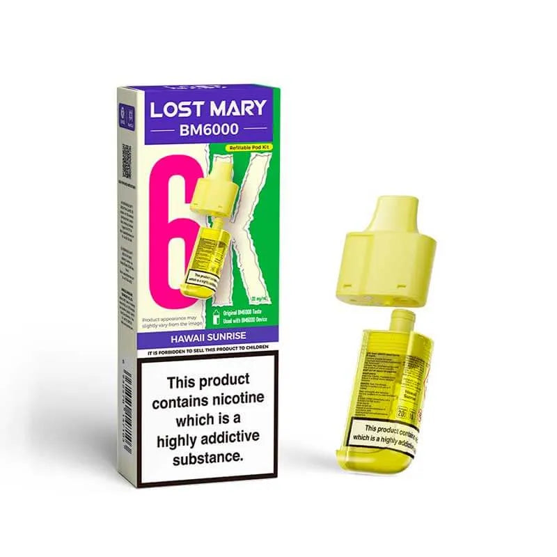 Lost Mary BM6000 Prefilled Replacement Vape Pods - Box of 5