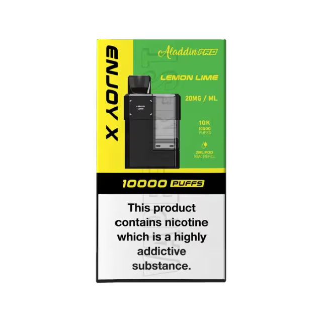 Aladdin Pro Enjoy X 10000 Prefilled Replacement Pods - Box of 5