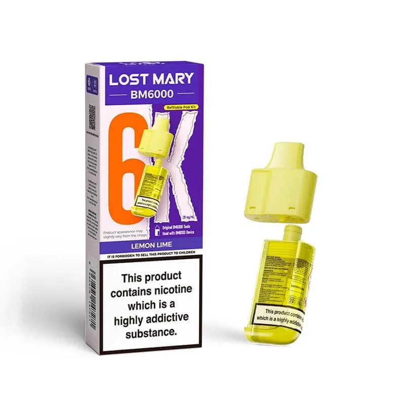 Lost Mary BM6000 Prefilled Replacement Vape Pods - Box of 5