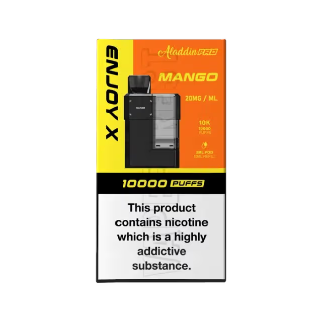 Aladdin Pro Enjoy X 10000 Prefilled Replacement Pods - Box of 5