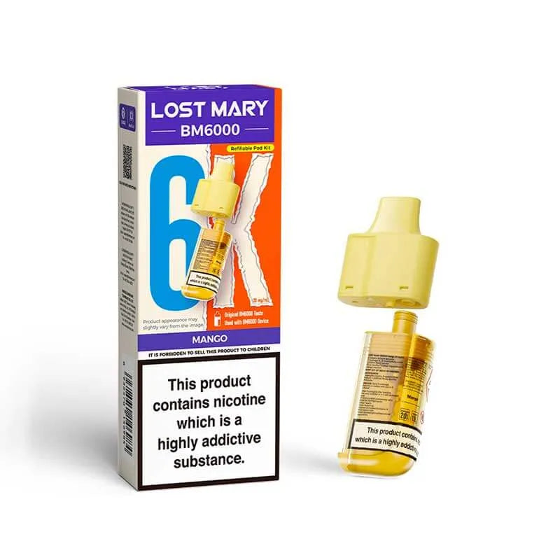 Lost Mary BM6000 Prefilled Replacement Vape Pods - Box of 5