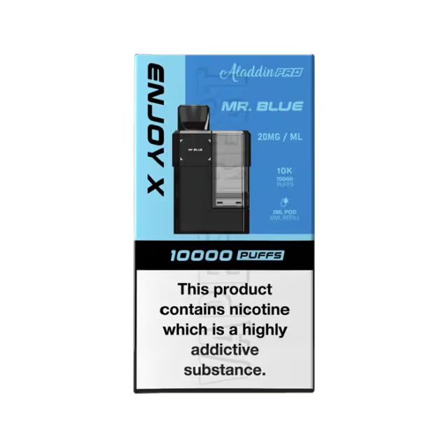 Aladdin Pro Enjoy X 10000 Prefilled Replacement Pods - Box of 5