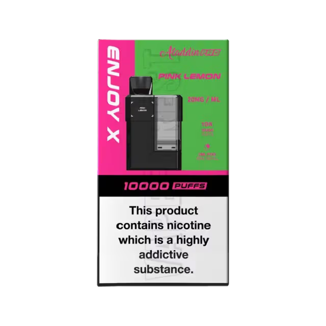 Aladdin Pro Enjoy X 10000 Prefilled Replacement Pods - Box of 5
