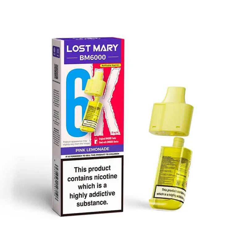 Lost Mary BM6000 Prefilled Replacement Vape Pods - Box of 5