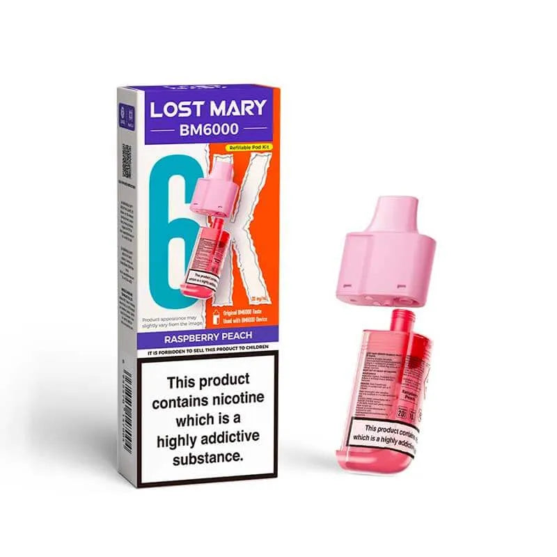 Lost Mary BM6000 Prefilled Replacement Vape Pods - Box of 5