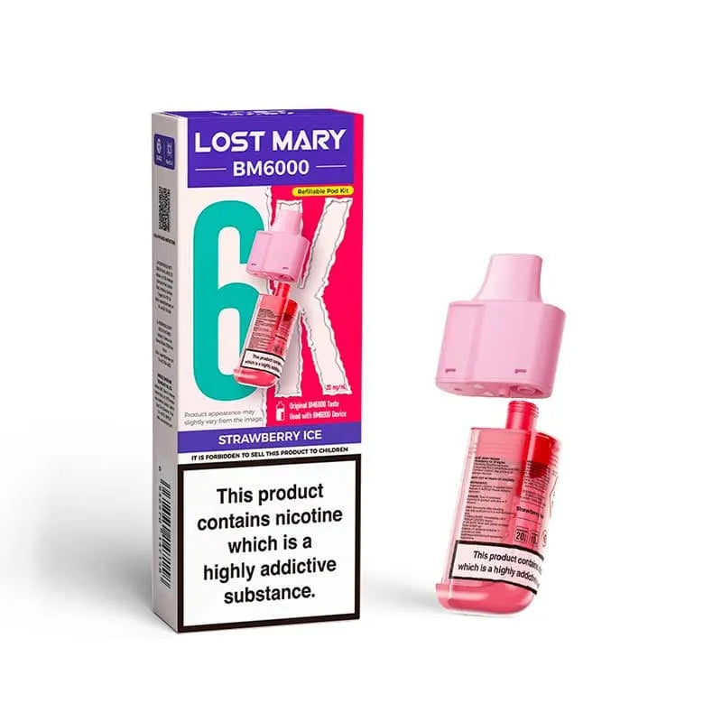 Lost Mary BM6000 Prefilled Replacement Vape Pods - Box of 5