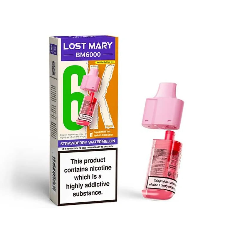 Lost Mary BM6000 Prefilled Replacement Vape Pods - Box of 5