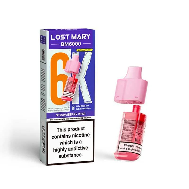 Lost Mary BM6000 Prefilled Replacement Vape Pods - Box of 5