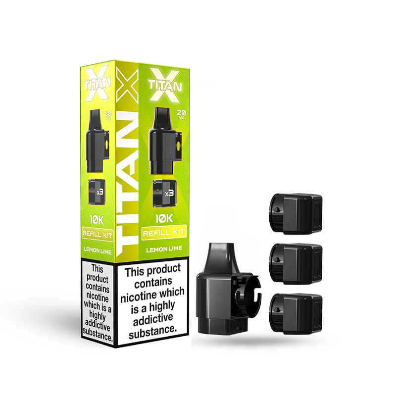 Titan X 10K Prefilled Replacement Pods - Box of 10