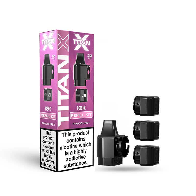 Titan X 10K Prefilled Replacement Pods - Box of 10