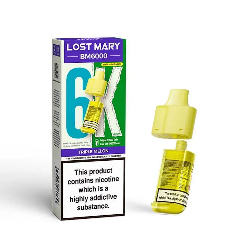 Lost Mary BM6000 Prefilled Replacement Vape Pods - Box of 5