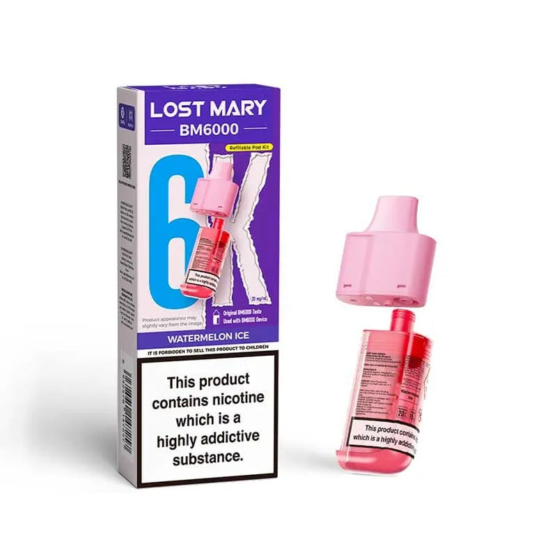 Lost Mary BM6000 Prefilled Replacement Vape Pods - Box of 5