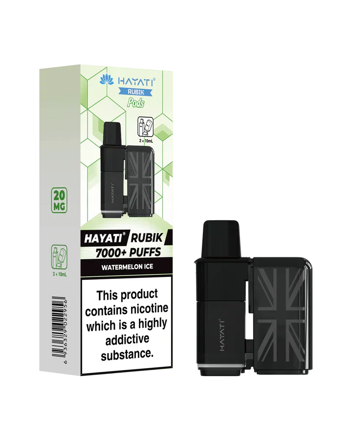 Hayati Rubik 7K Prefilled Refill Replacement Pods - Box of 5