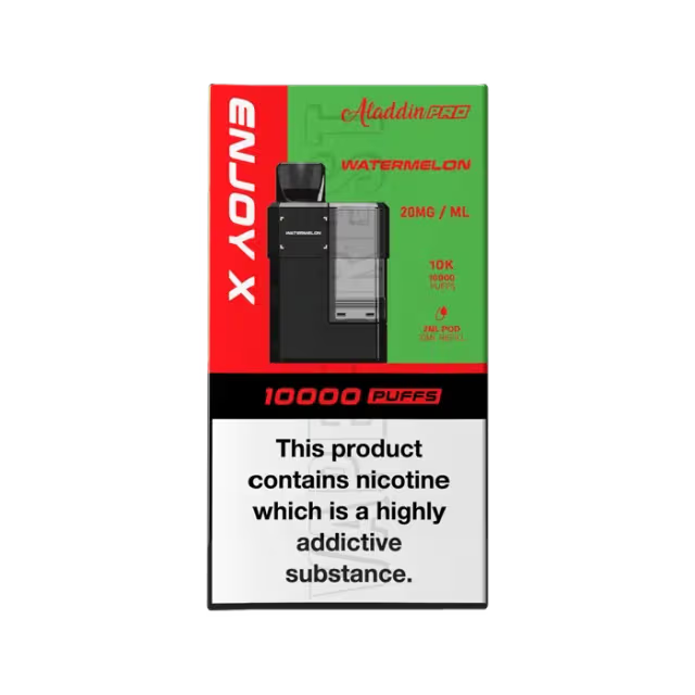 Aladdin Pro Enjoy X 10000 Prefilled Replacement Pods - Box of 5