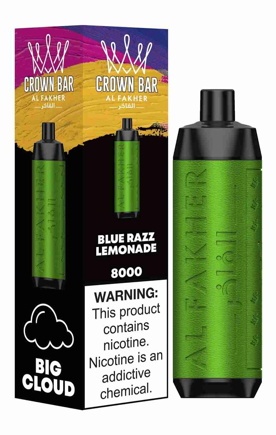 Al Fakher Crown Bar 8000 Puffs Prefilled Vape Kit - Box of 10