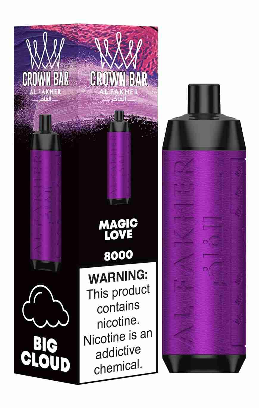 Al Fakher Crown Bar 8000 Puffs Prefilled Vape Kit - Box of 10