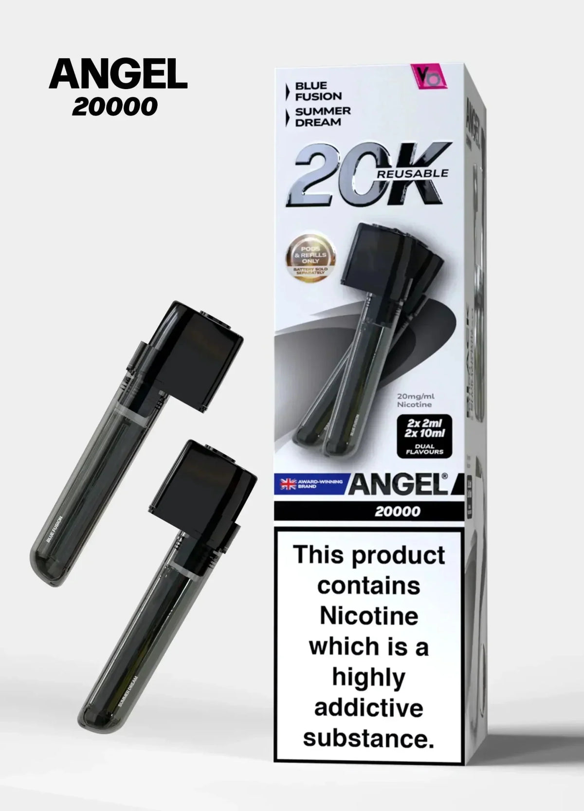 Angel 20000 Puffs Prefilled Replacement Pods - Box of 5