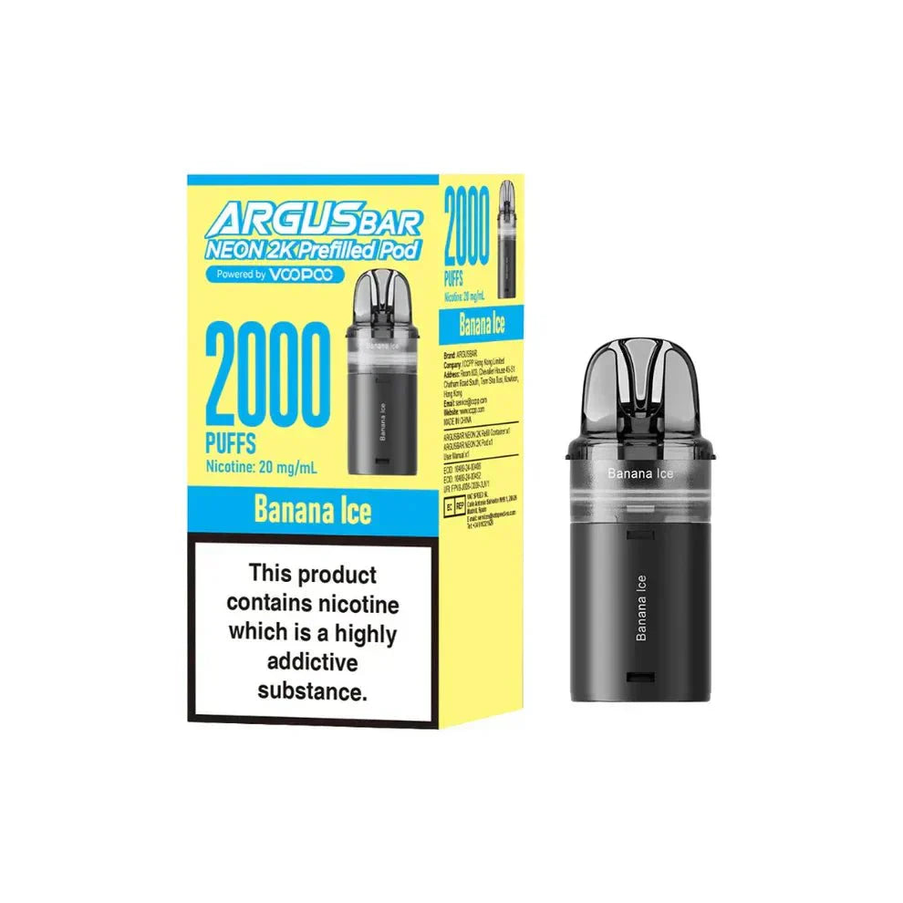 Argus Bar Neon 2000 Replacement Pods - Pack of 10