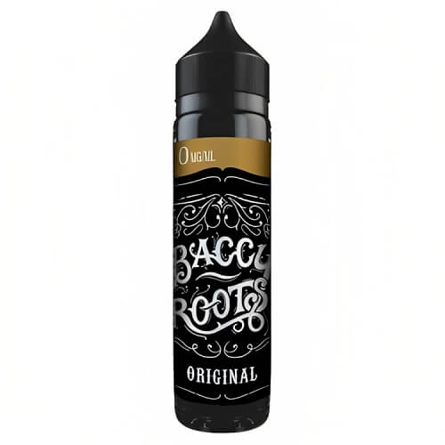 Baccy Roots 50ml Shortfill E Liquid, Original Flavour