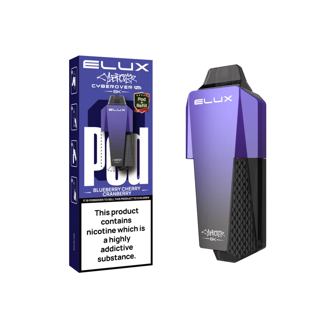 Elux Cyberover 6000 Prefilled Replacement Pods - Box of 5
