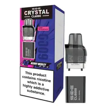 SKE Crystal CL6000 Prefilled Replacement Pods - Box of 5