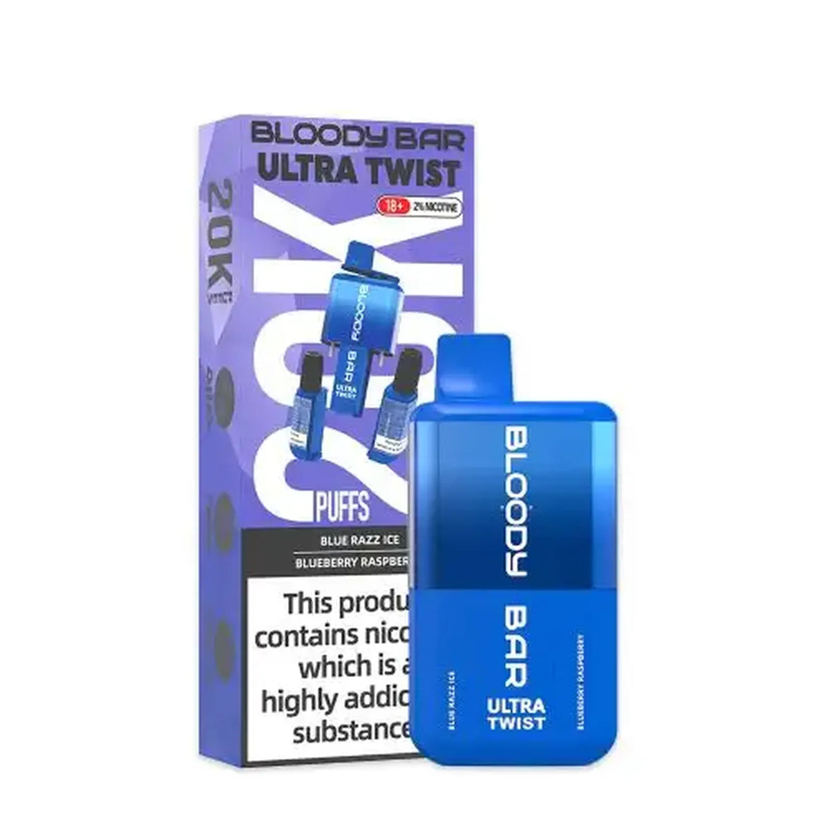 Bloody Bar Ultra Twist 20000 Prefilled Vape Pod Kit - Box of 5