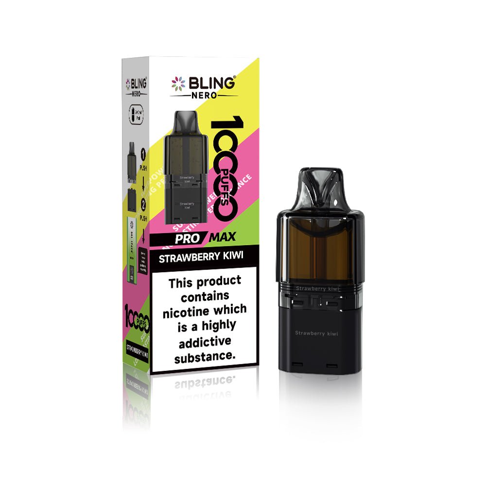 Crystal Bling Nero 10k Prefilled Pods Box of 5 - Wholesale Price !