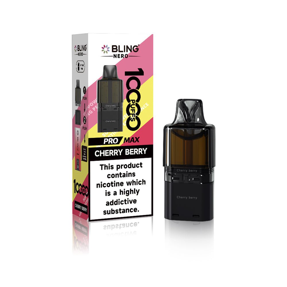 Crystal Bling Nero 10k Prefilled Pods Box of 5 - Wholesale Price !