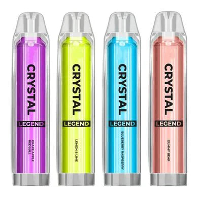 Image of Crystal Legend 4000 Puffs Vape Pod 20mg - Box of 10