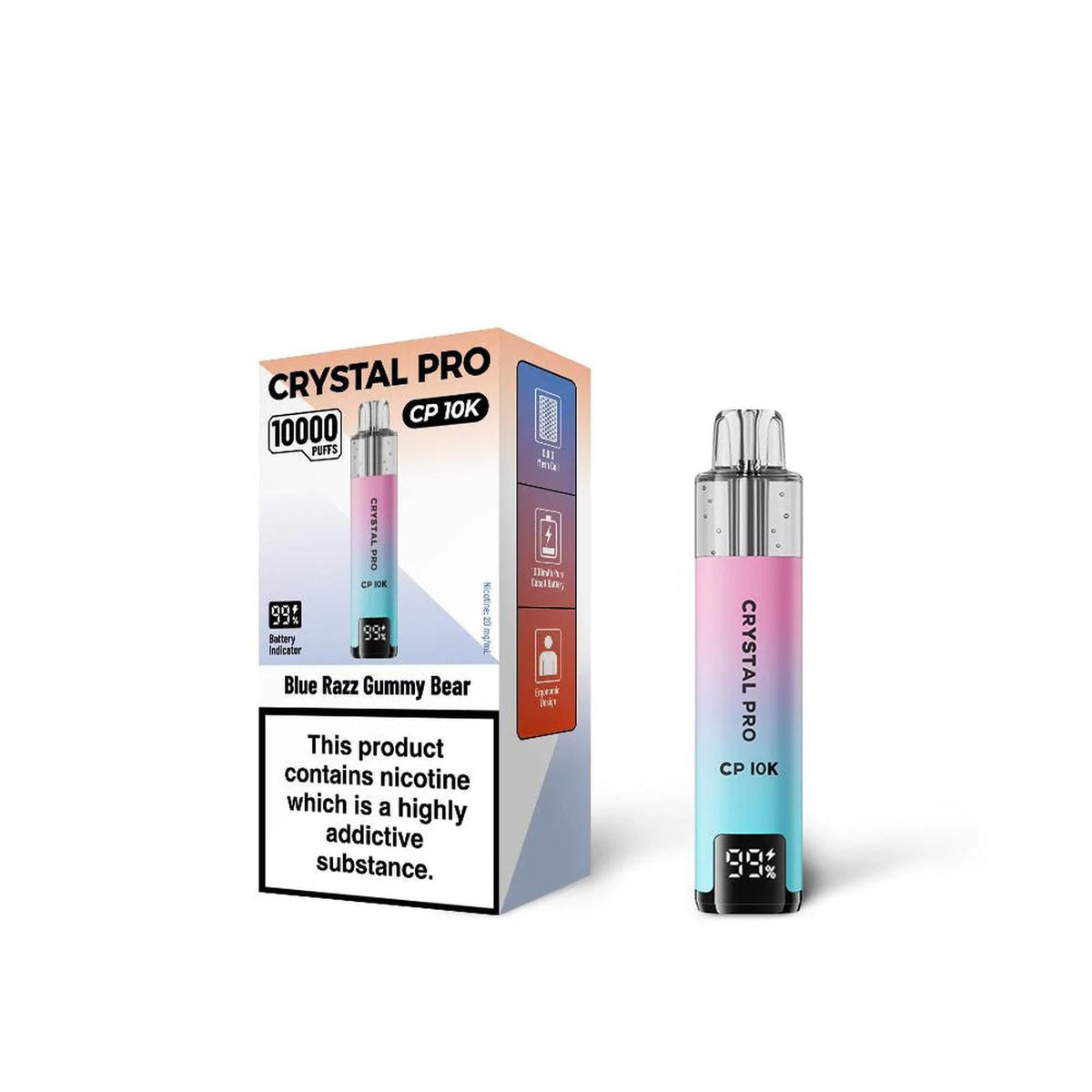 Crystal Pro 10000 (CP10K) Prefilled Pod Kit - Box of 5
