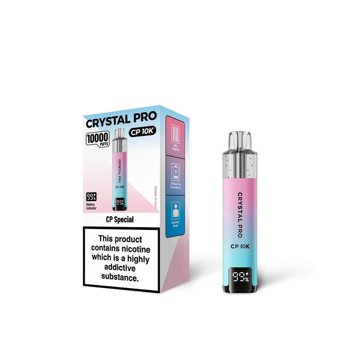 Crystal Pro 10000 (CP10K) Prefilled Pod Kit - Box of 5