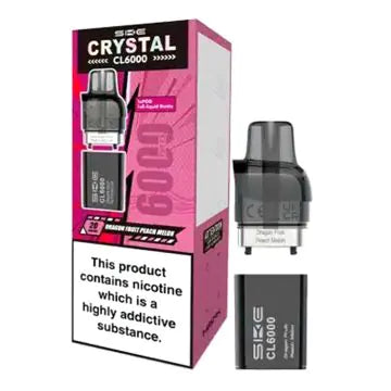 SKE Crystal CL6000 Prefilled Replacement Pods - Box of 5