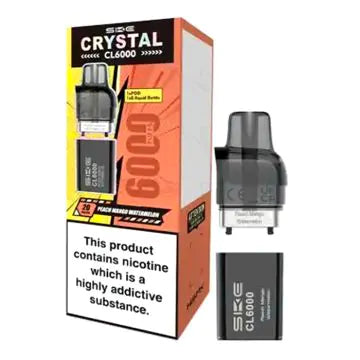 SKE Crystal CL6000 Prefilled Replacement Pods - Box of 5